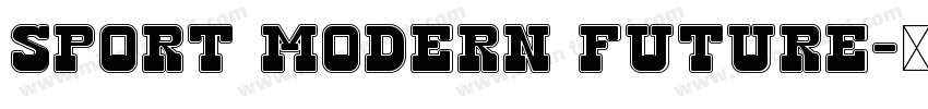 Sport Modern Future字体转换